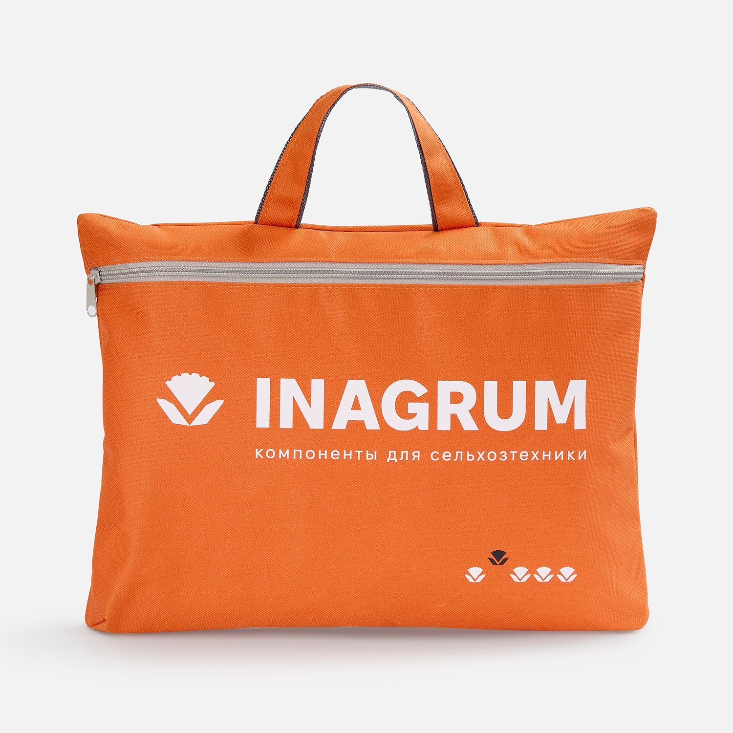 Сумка-папка Simple, оранжевая с логотипом