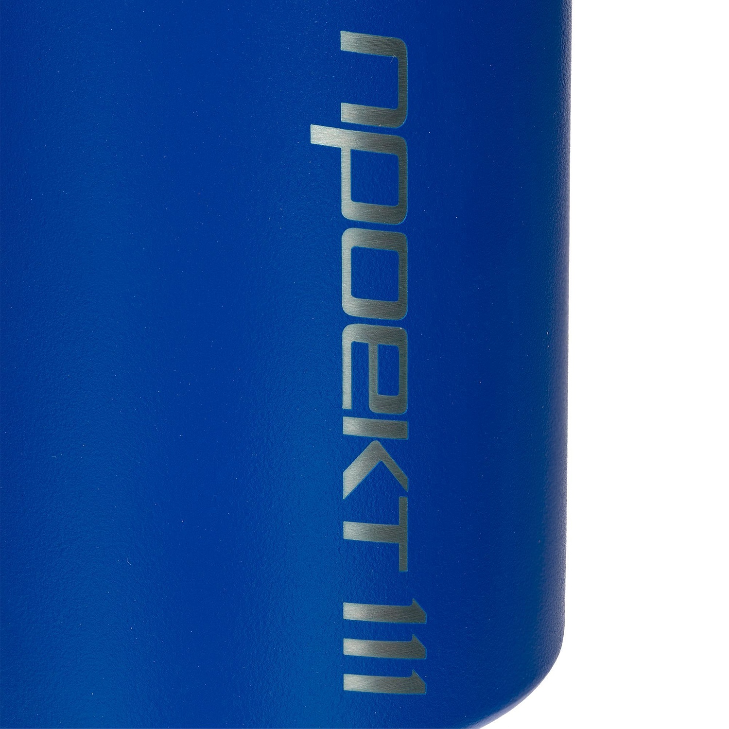 Термобутылка Bidon, синяя с логотипом