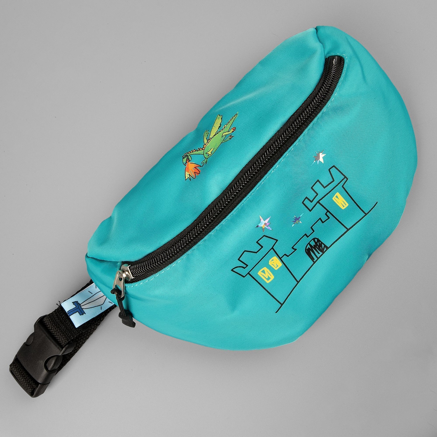 Детская поясная сумка Sonrisa, бирюзовая