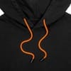 Круглый шнур Lasso L, оранжевый неон, 130 см с логотипом