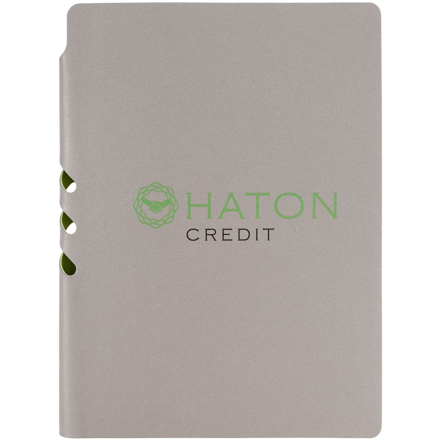 Ежедневник Flexpen, недатированный, серебристо-зеленый