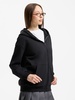 Толстовка унисекс оверсайз Sartoro, черная, размер 3XL/4XL