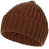 Шапка Uni, коричневая (терракота) с логотипом