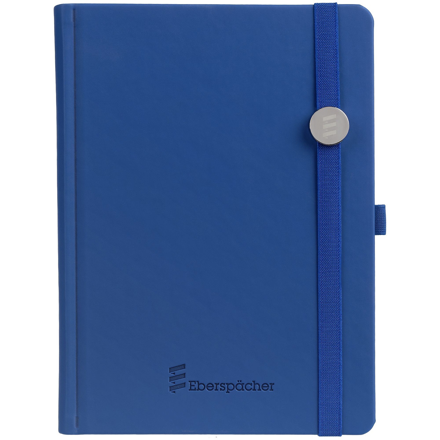 Ежедневник Favor Metal, недатированный, синий с логотипом