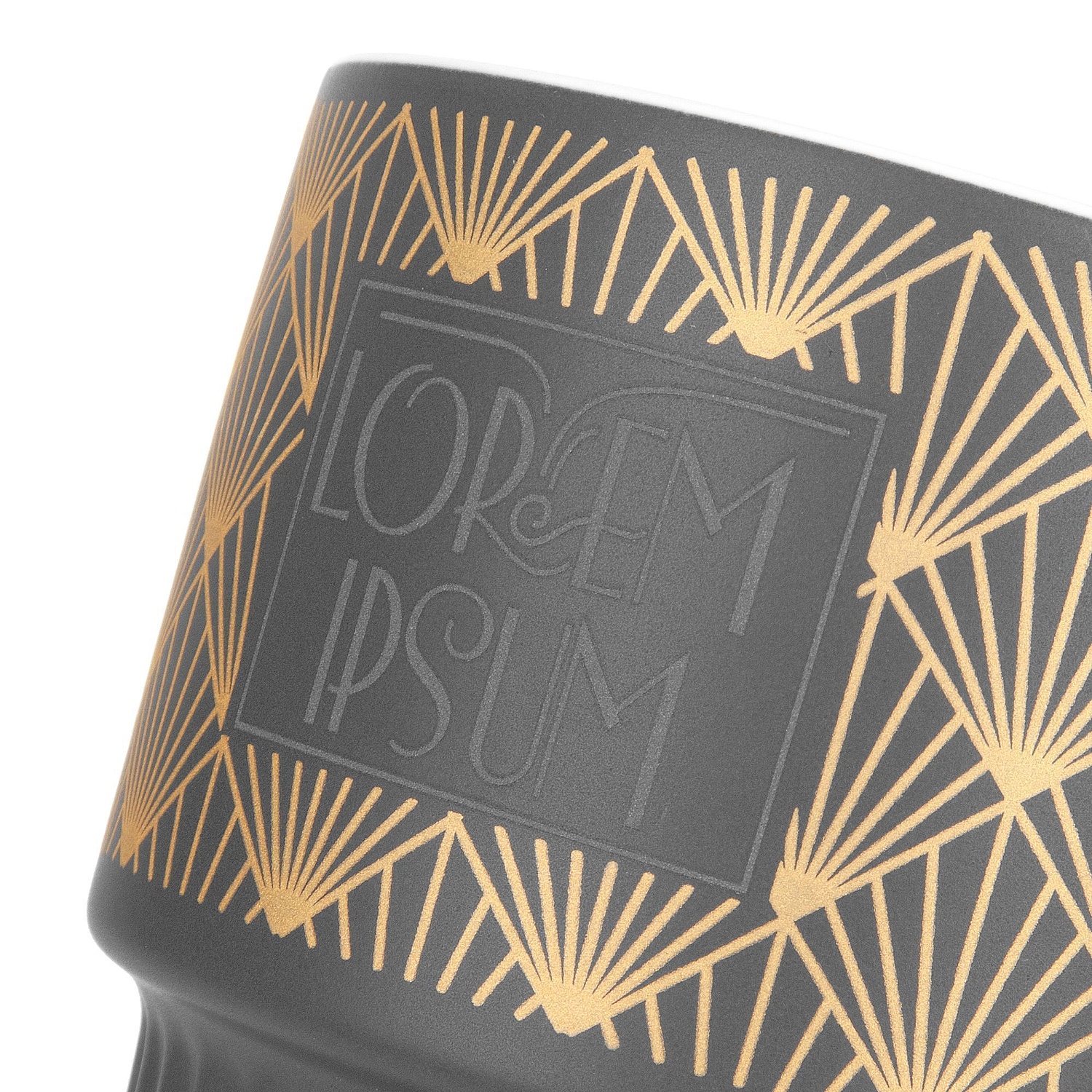 Кружка Forma Linea, серая с логотипом