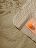Плед для пикника Soft & Dry, бежевый с логотипом