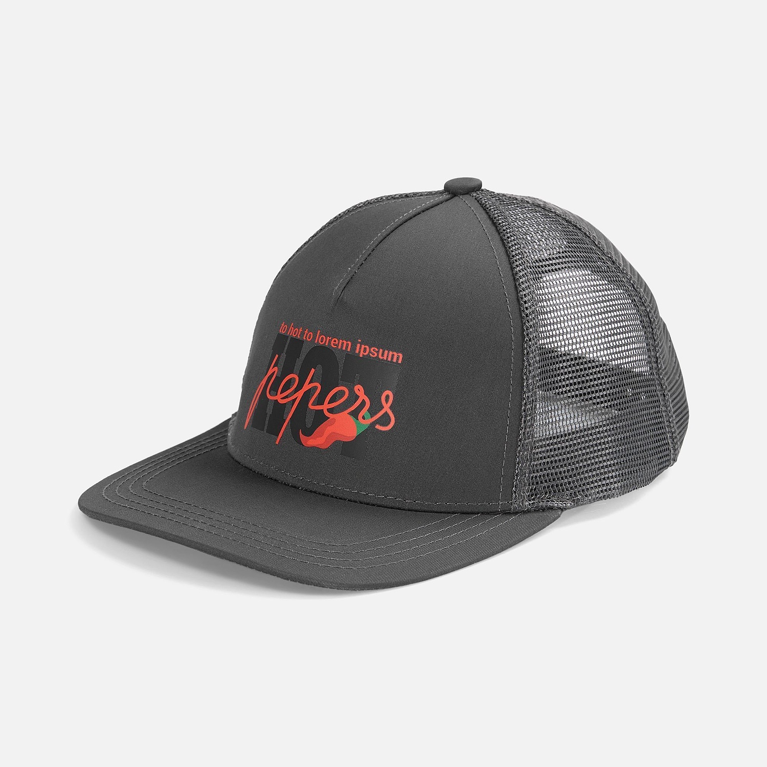 Бейсболка Seguro Air, серая с логотипом