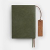 Ежедневник Avila, недатированный, зеленый с логотипом