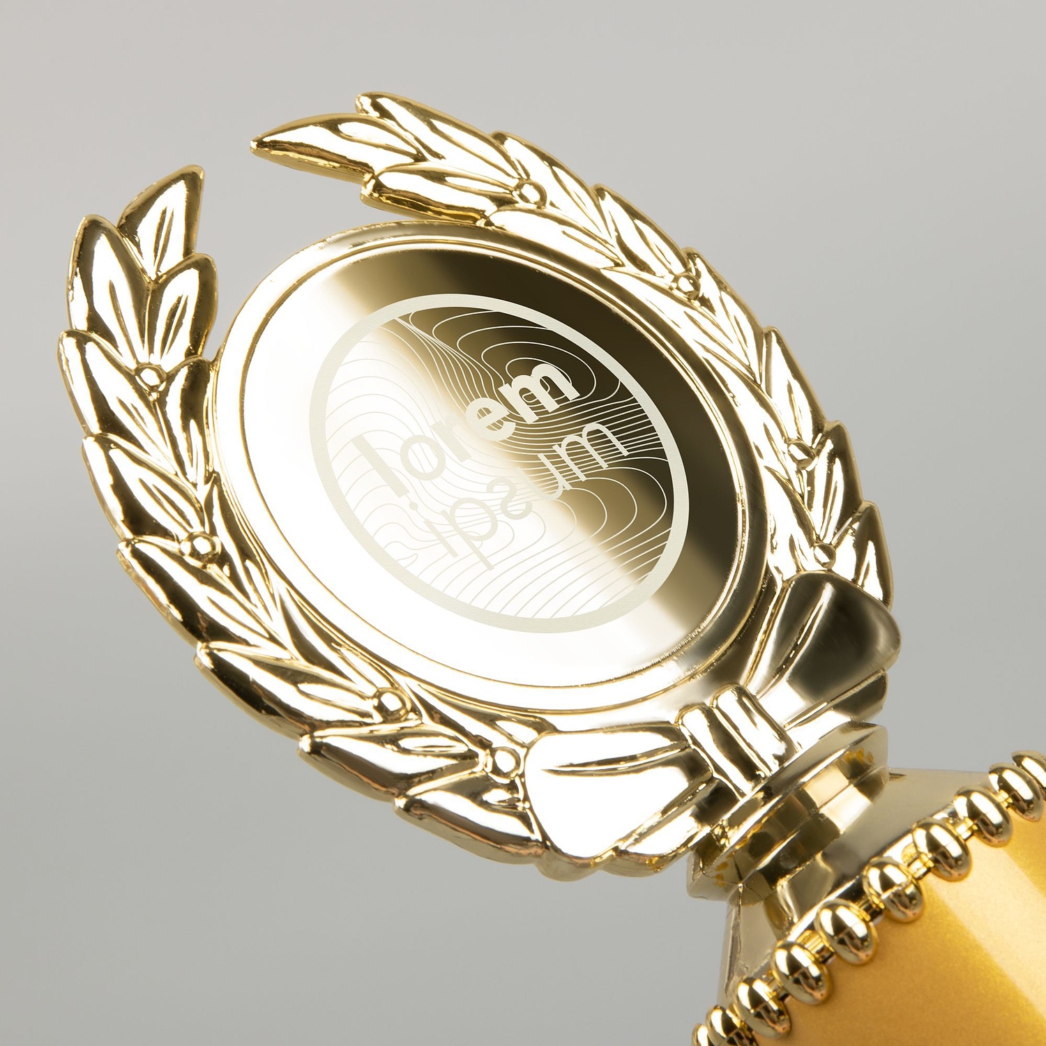 Стела EnterPrize, большая, золотистая с логотипом