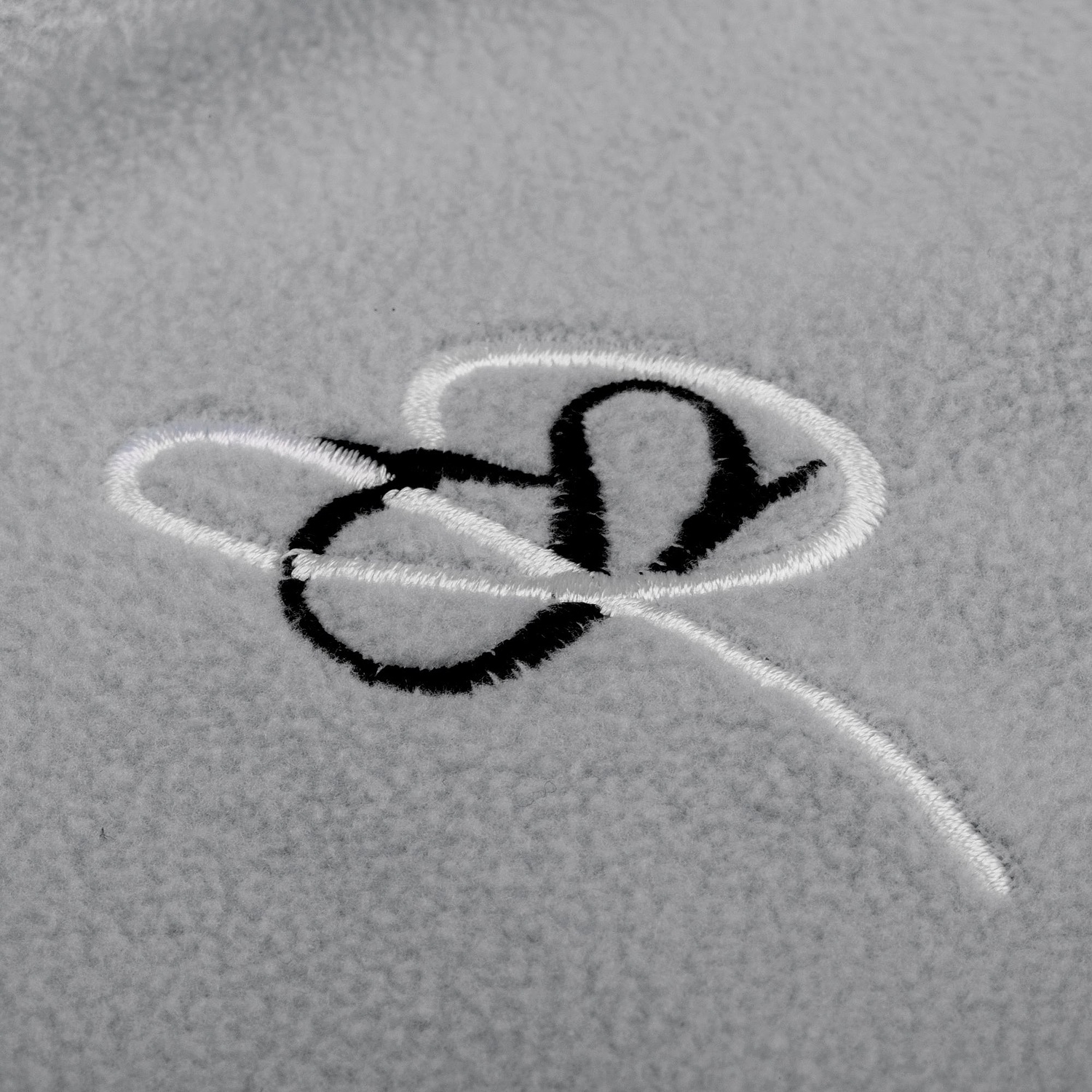 Куртка флисовая унисекс Fliska, светло-серая с логотипом