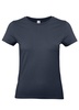 Футболка женская E190 темно-синяя с логотипом