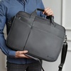 Сумка для ноутбука L247, темно-серая с логотипом