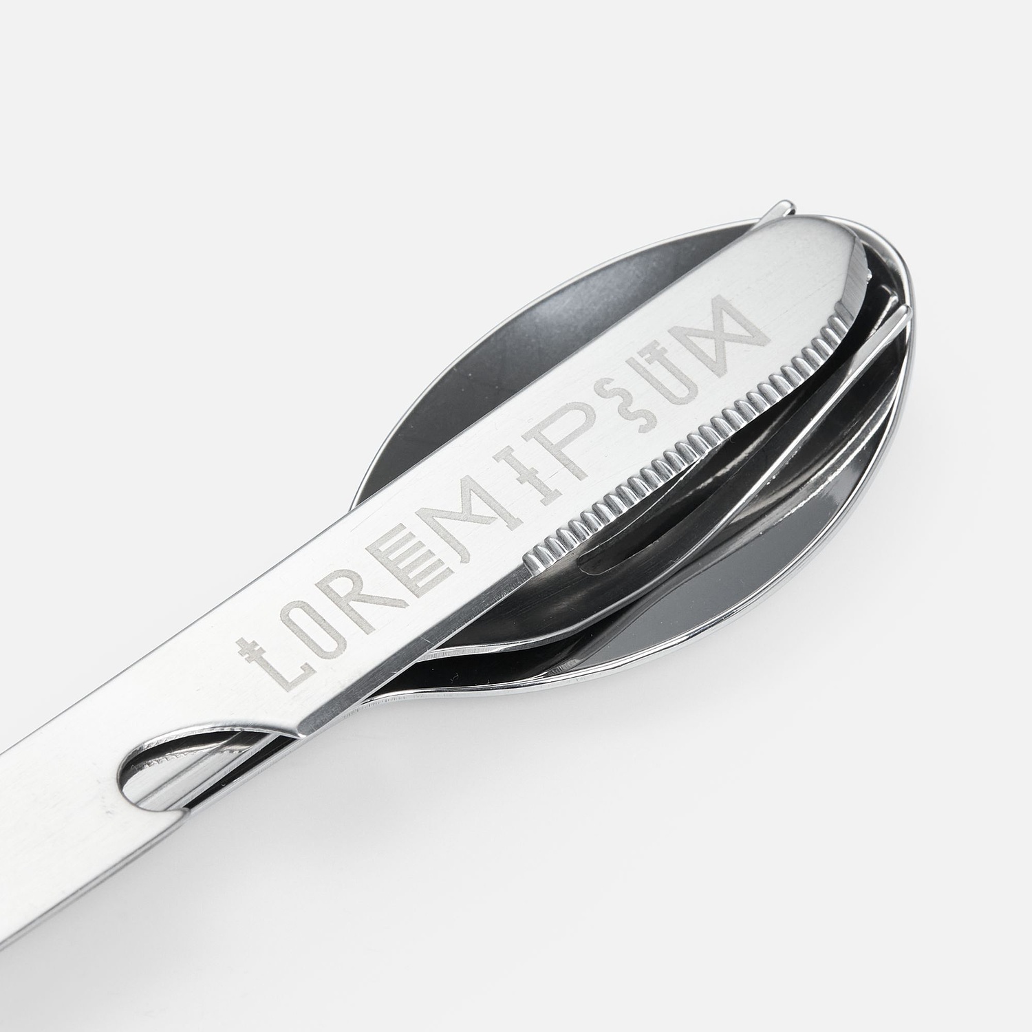 Набор походных столовых приборов Campsite, синий