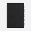 Ежедневник Notera Maxi, недатированный, черный с логотипом