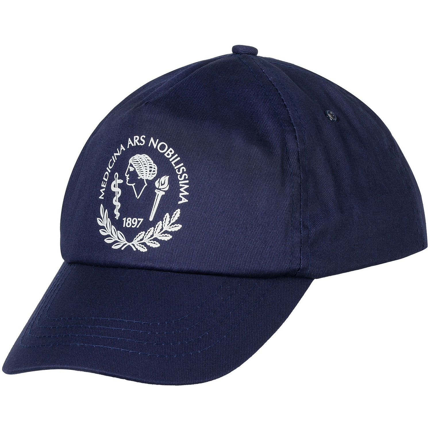 Бейсболка Promo, темно-синяя с логотипом