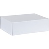 Коробка складная Portada, M, белая с логотипом