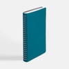 Ежедневник Spring Shall, недатированный, бирюзовый с логотипом