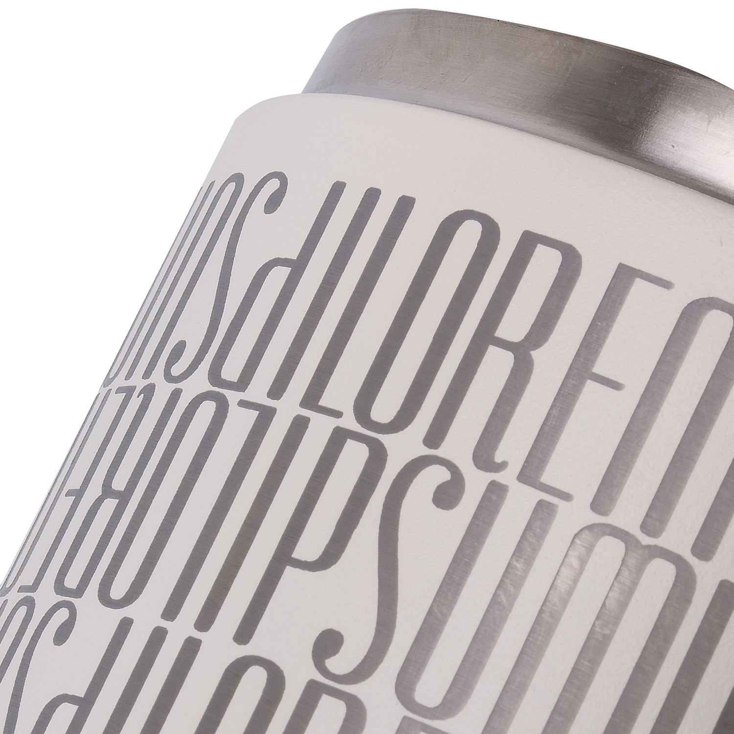 Термос для еды Tabenodo, белый (молочный) с логотипом