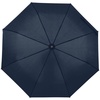 Зонт складной Monsoon, темно-синий с логотипом