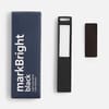 Флешка markBright Black с белой подсветкой, 32 Гб с логотипом