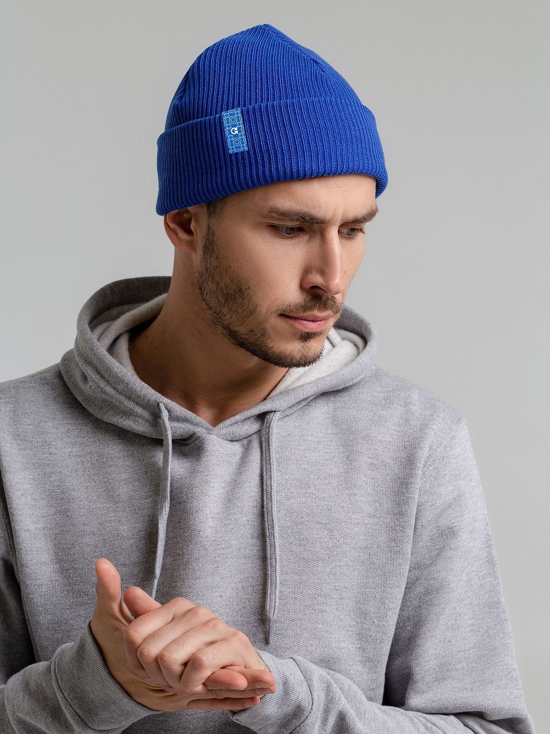 Шапка Life Explorer, ярко-синяя (василек) с логотипом