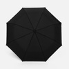Зонт складной Tyre, черный с логотипом