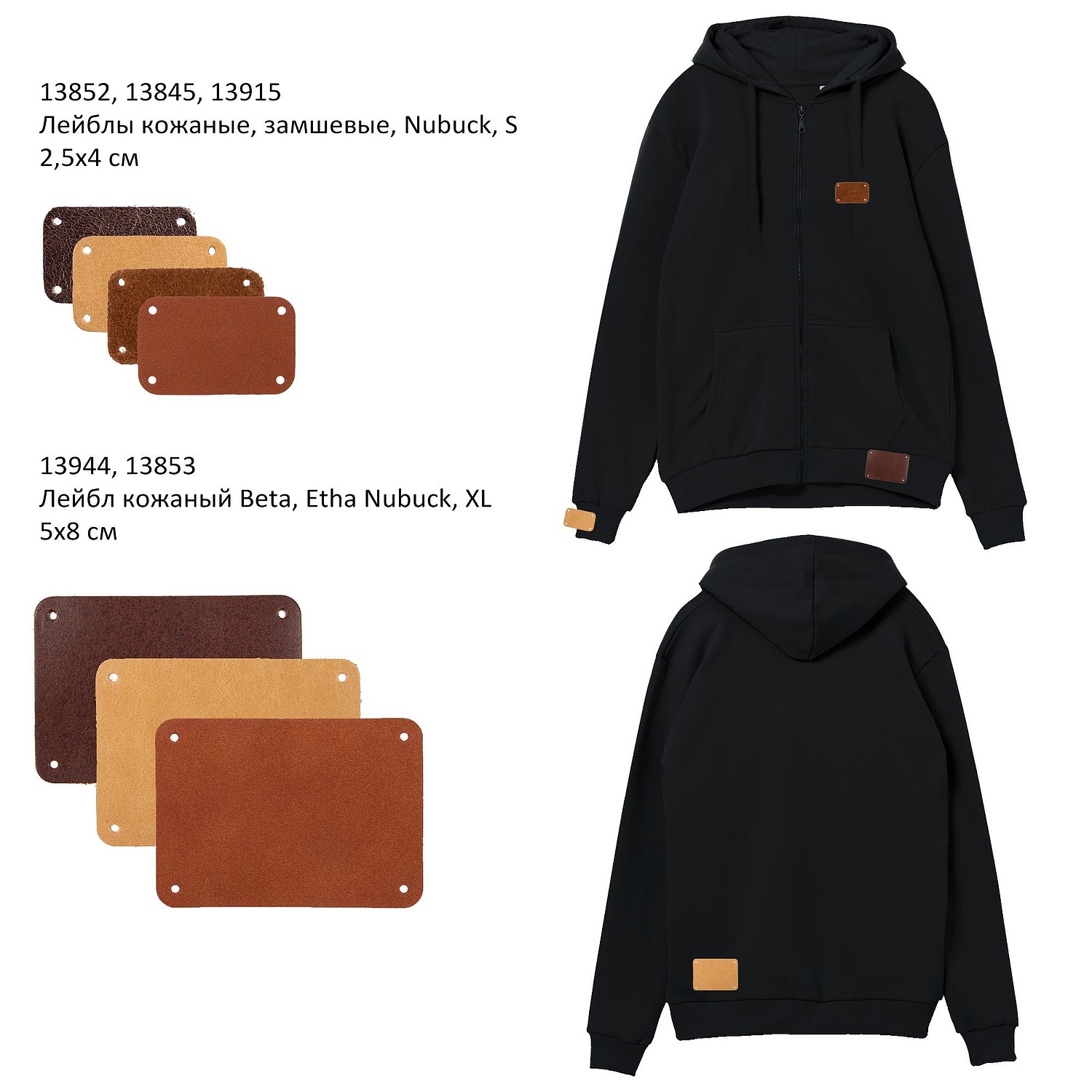 Толстовка Hooded, серый меланж с логотипом