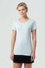 Футболка женская Martin Women, голубая с логотипом