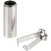 Наконечник для шнурка Nozzle, серебристый с логотипом