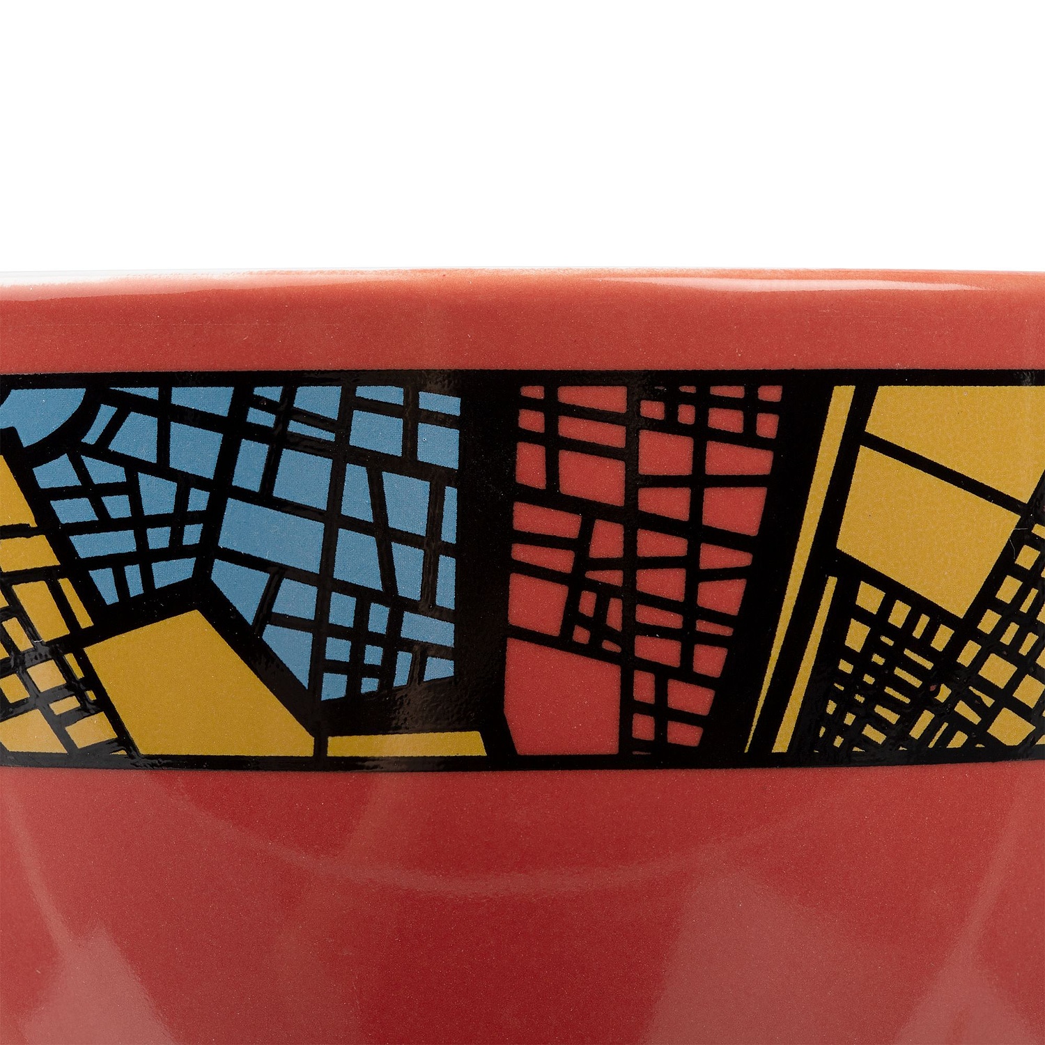 Чайная пара Cozy Morning, красная с логотипом