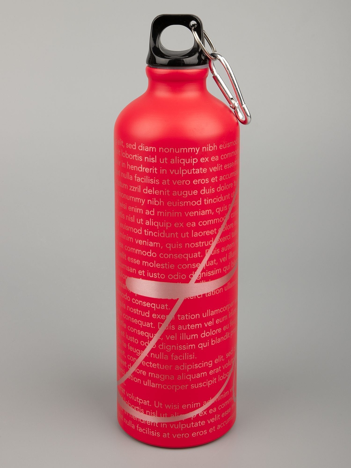 Бутылка для воды Funrun 750, красная с логотипом
