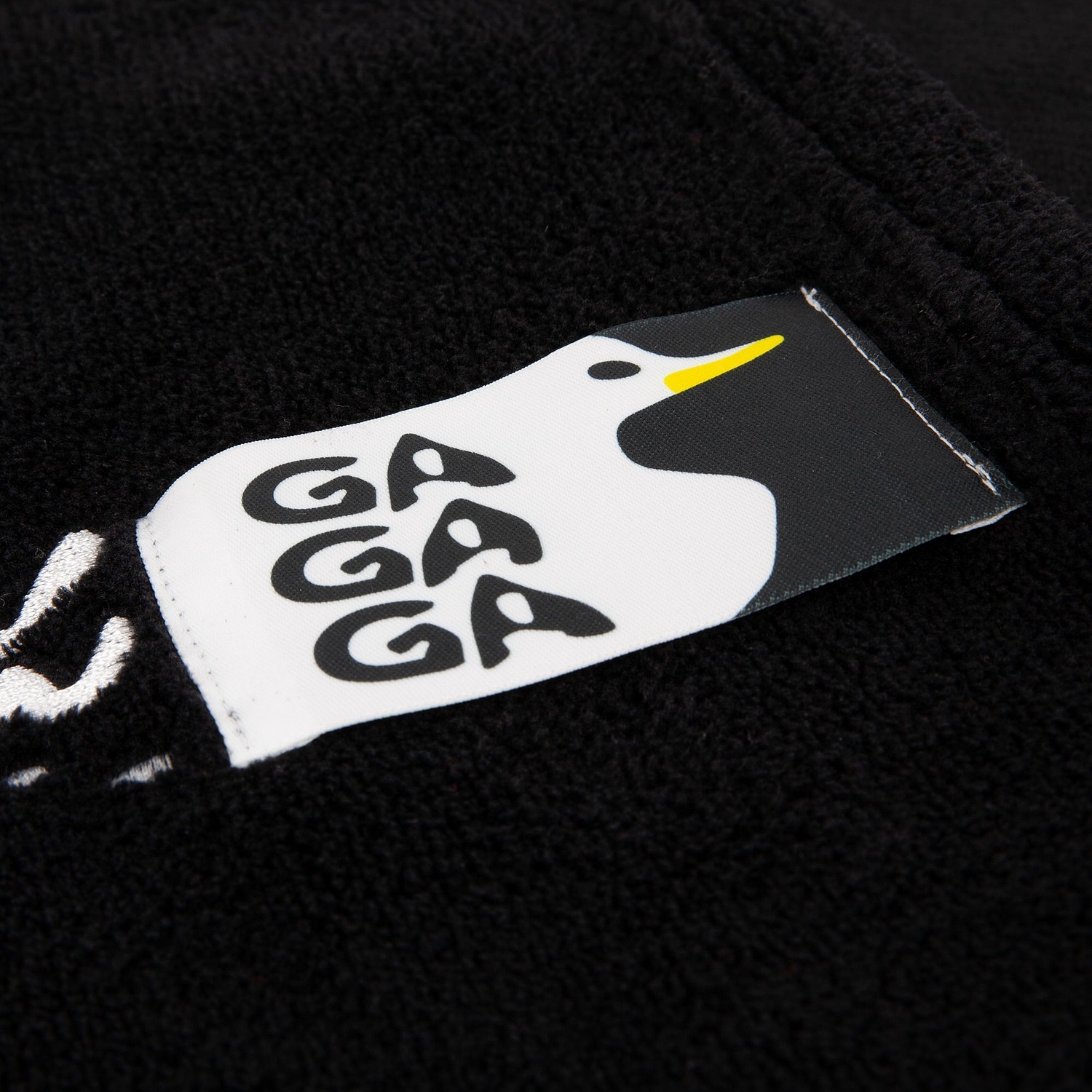 Плед Plush, черный с логотипом