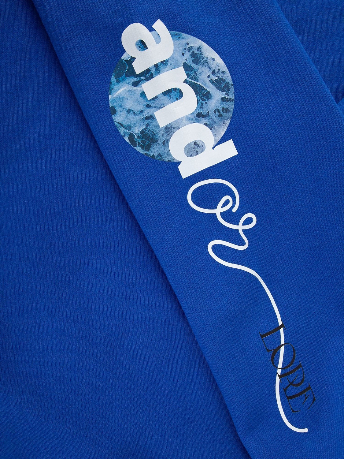 Свитшот унисекс S1, синий с логотипом