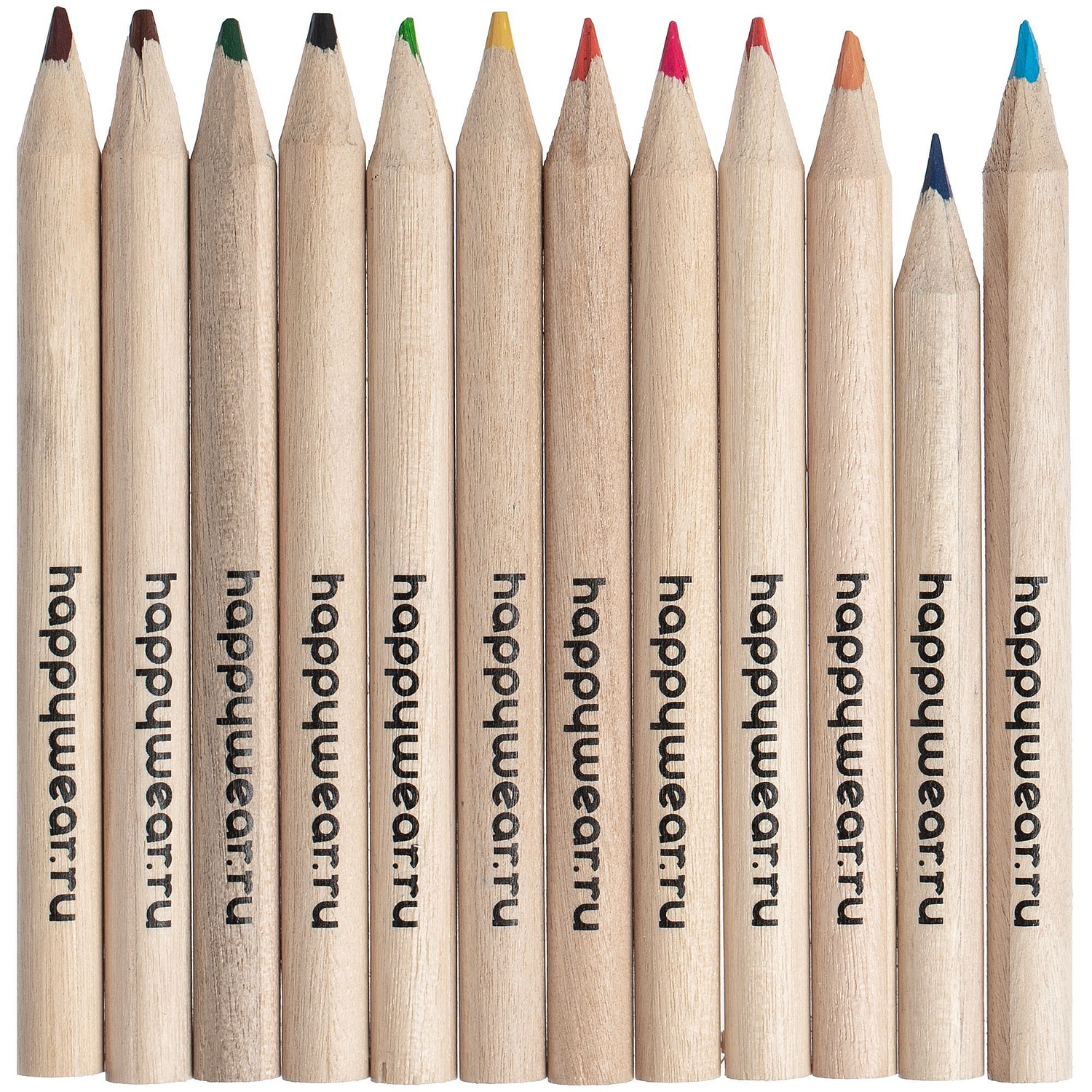 Набор цветных карандашей Pencilvania Middle с логотипом