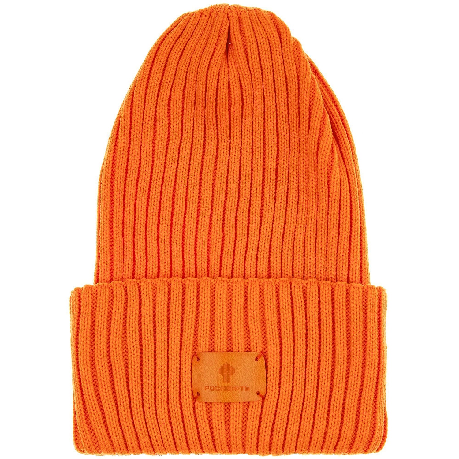 Шапка Yong, оранжевая (апельсин) с логотипом