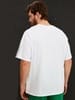 Футболка Oversize Premium, белая с логотипом