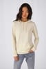 Толстовка с капюшоном женская Hoodie, белая с логотипом