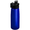 Спортивная бутылка Rally, синяя с логотипом