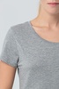 Футболка женская Martin Women, серый меланж с логотипом