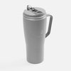 Термостакан Kasumigaoka, серый с логотипом