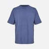Футболка оверсайз мужская Boxy Men, синяя (джинс) с логотипом