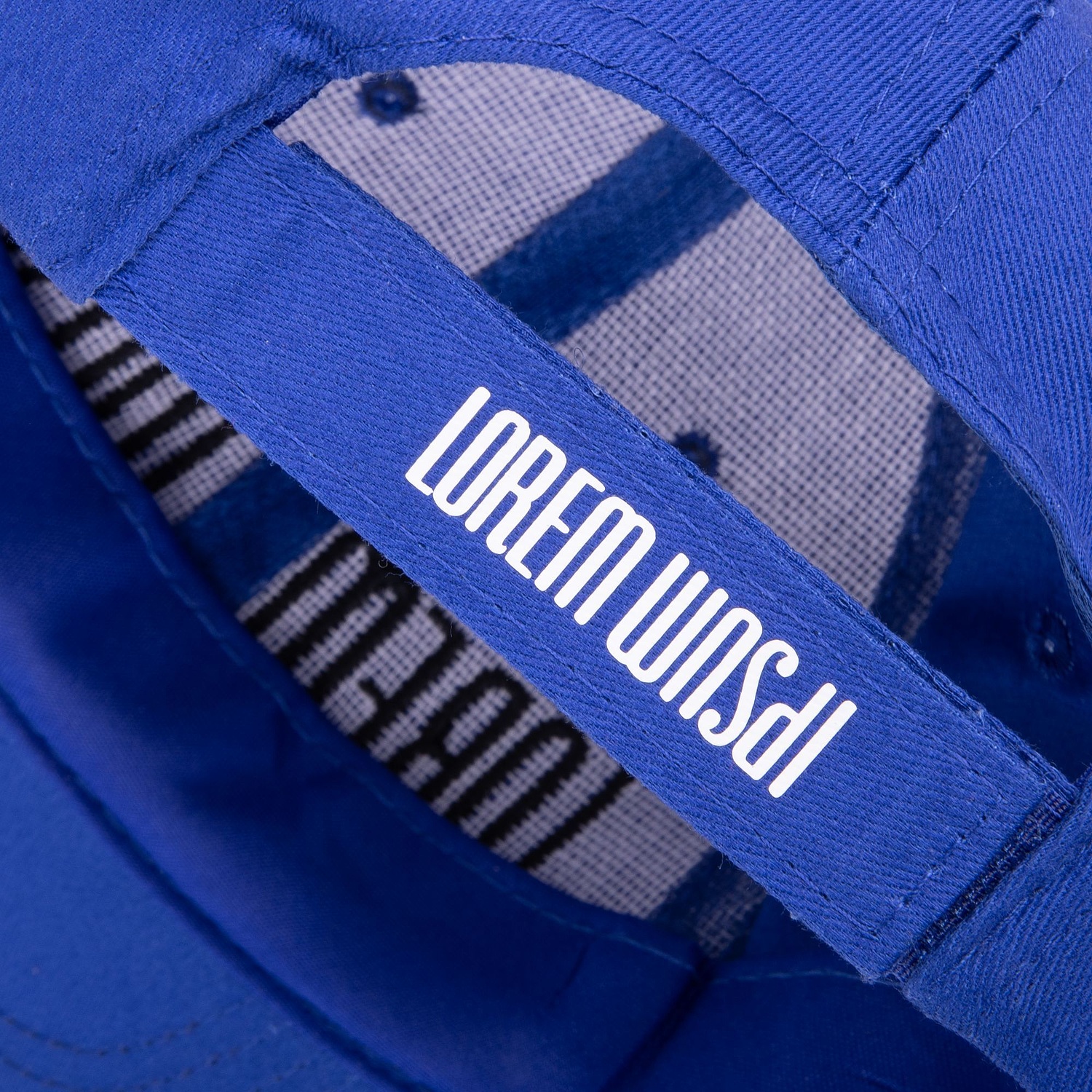 Бейсболка Apollo, ярко-синяя с логотипом