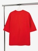 Футболка оверсайз унисекс Kosmos 2.0, красная (алая), размер M/L