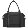 Сумка дорожная Rolling, черная с логотипом
