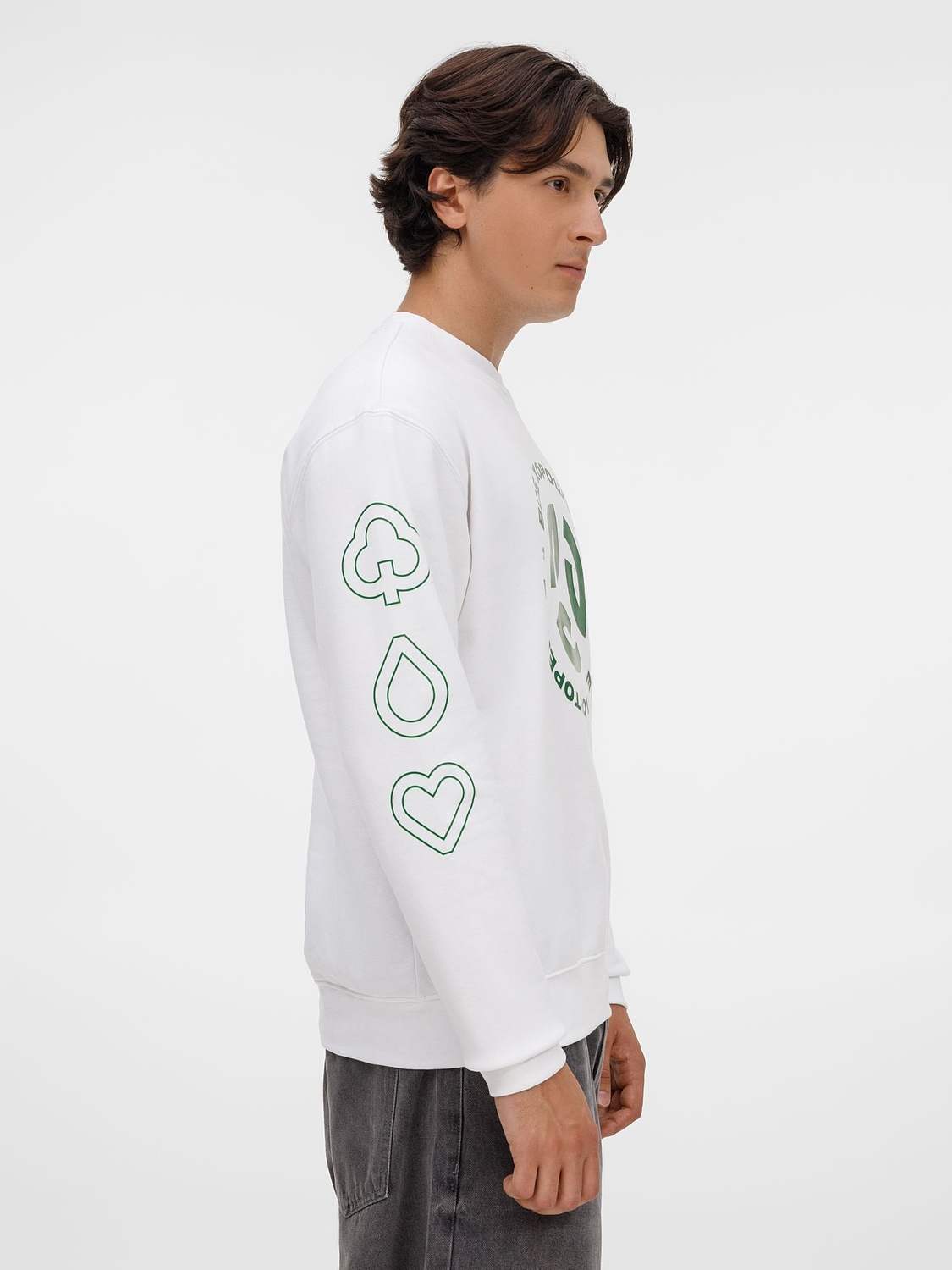 Свитшот унисекс Columbia, бордовый с логотипом