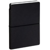 Ежедневник Flexpen Bright, недатированный, черный с логотипом
