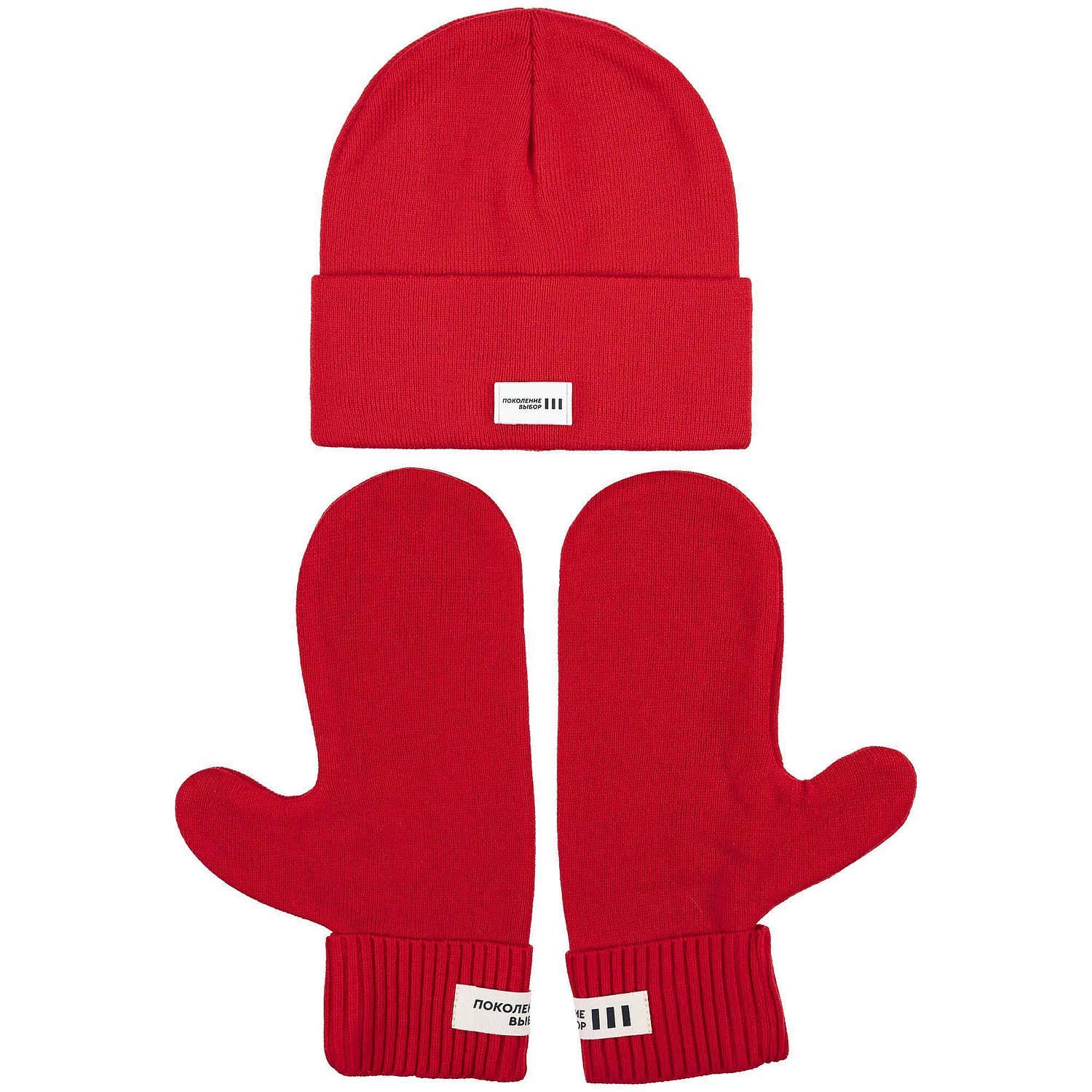 Шапка Urban Flow, красная с логотипом