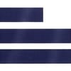 Лента сатиновая Satin 20 S, темно-синяя, 20 см с логотипом