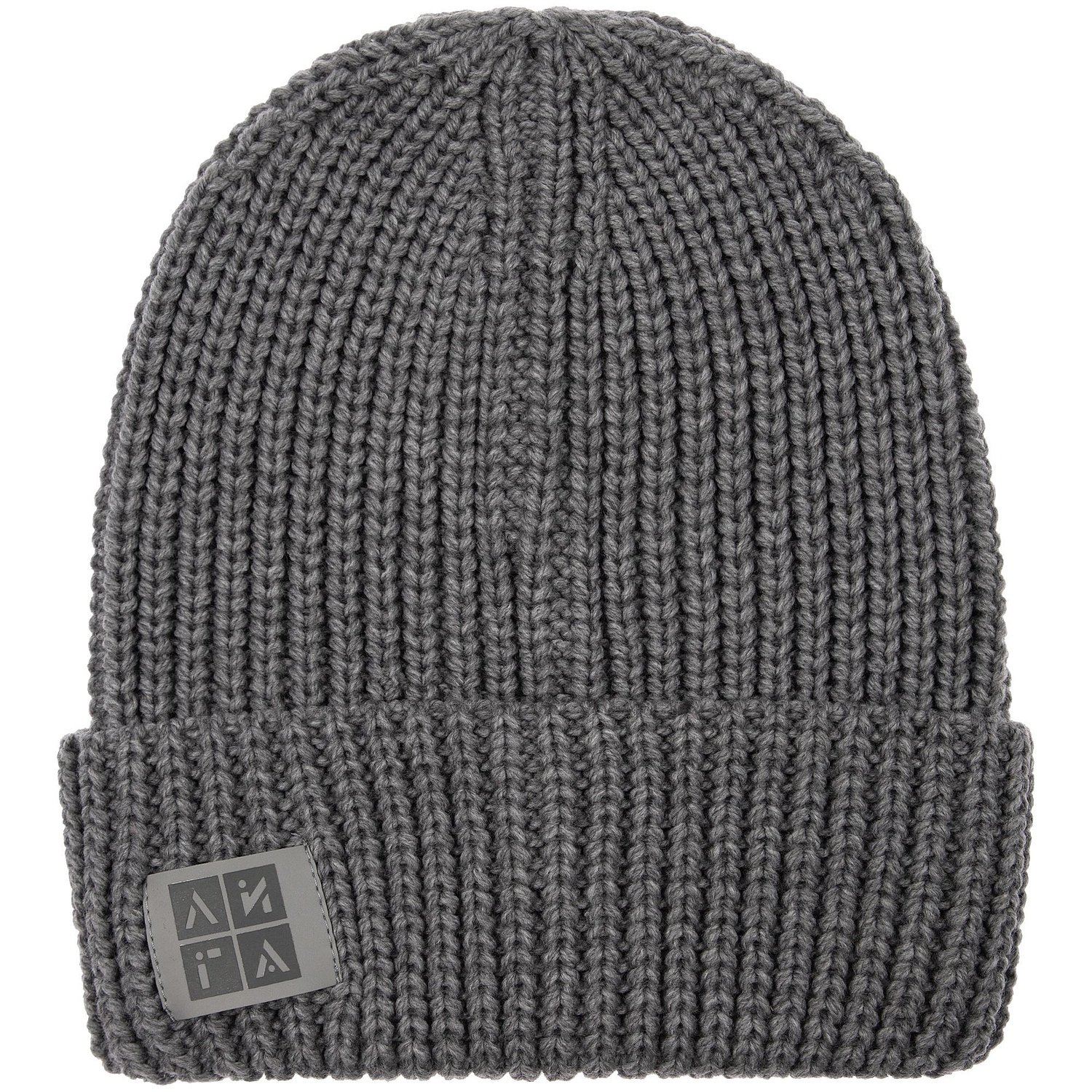 Шапка Nordkyn, серая с логотипом