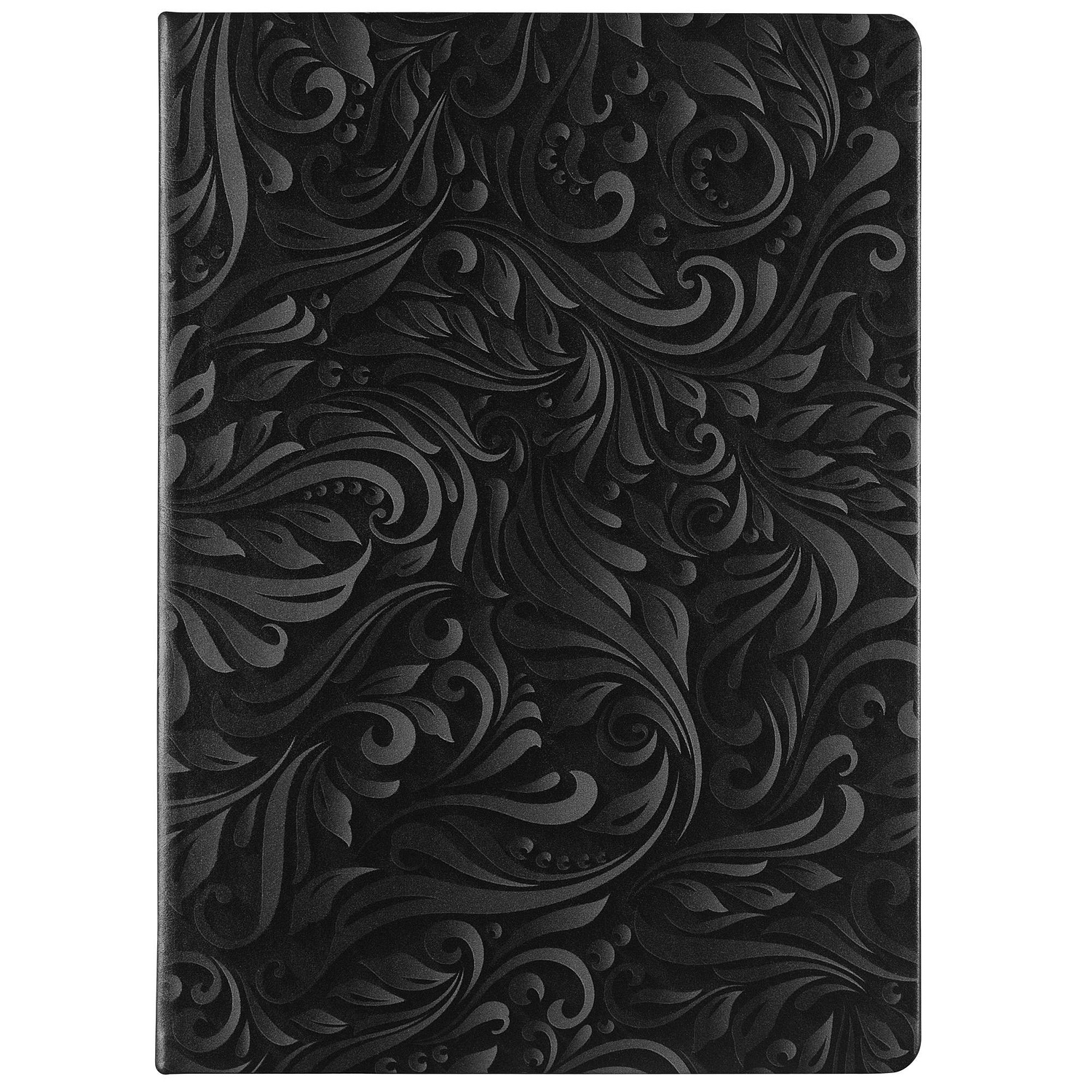 Ежедневник New Factor Metal, черный с логотипом